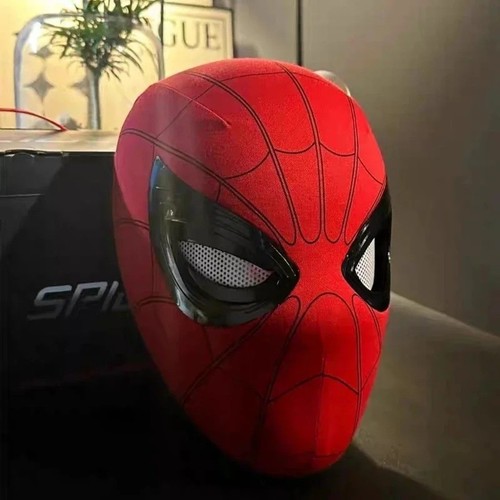 Spider man face mask moving - spider-man,