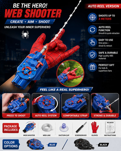 Web shooter launcher string - web,